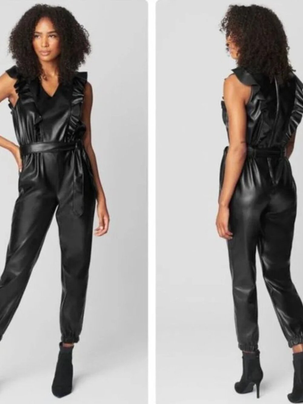 BlankNYC Vegan Leather Jumpsuit Size M (Worn Once)
